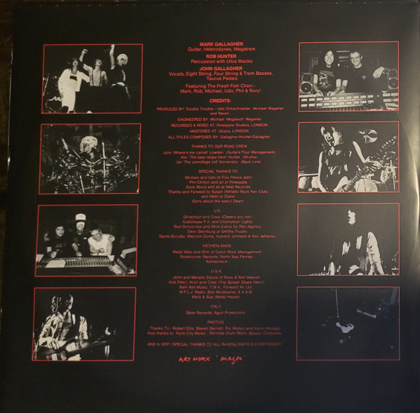 Raven - All For One - Vinilo Humo Rojo/Negro | Culture Factory USA, Inc. (CFU01205) - 3 Raven - All For One - Vinilo Humo Rojo/Negro | Culture Factory USA, Inc. (CFU01205) - 3