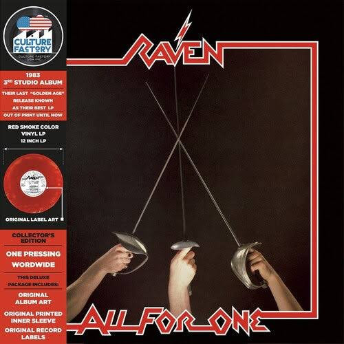 Raven - All For One - Vinilo Humo Rojo/Negro | Culture Factory USA, Inc. (CFU01205)