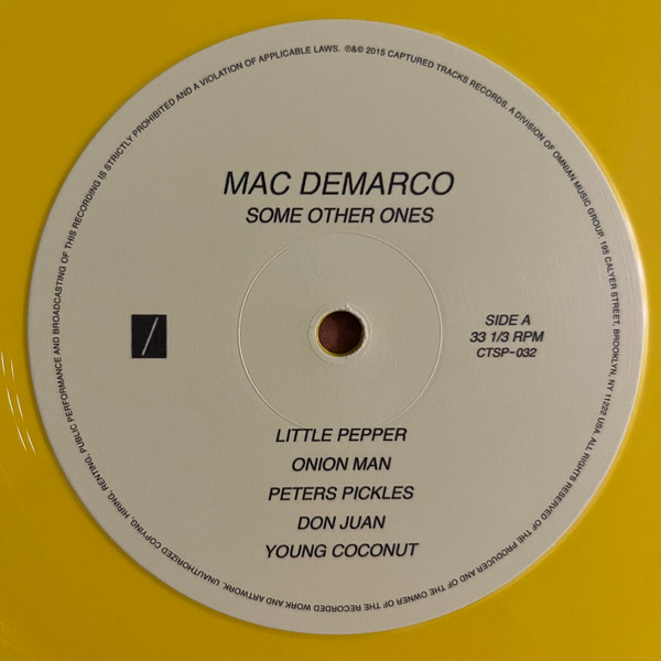 Mac Demarco - Some Other Ones | Captured Tracks (CTSP-032) - 4 Mac Demarco - Some Other Ones | Captured Tracks (CTSP-032) - 4
