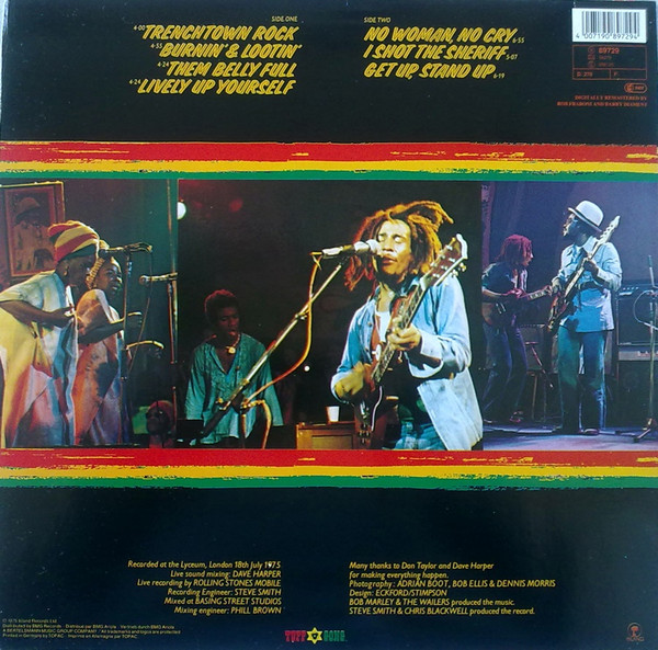 Bob Marley & The Wailers - Live! | Tuff Gong (89729) - 2 Bob Marley & The Wailers - Live! | Tuff Gong (89729) - 2