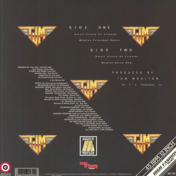 TJM - Small Circle Of Friends (Luca Moplen Remixes) | High Fashion Music (MS 543) - 2 TJM - Small Circle Of Friends (Luca Moplen Remixes) | High Fashion Music (MS 543) - 2