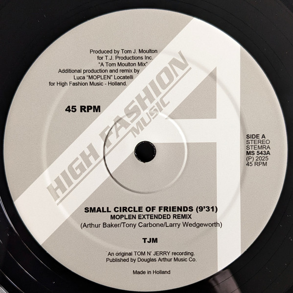 TJM - Small Circle Of Friends (Luca Moplen Remixes) | High Fashion Music (MS 543) - 3 TJM - Small Circle Of Friends (Luca Moplen Remixes) | High Fashion Music (MS 543) - 3