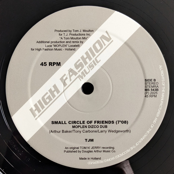 TJM - Small Circle Of Friends (Luca Moplen Remixes) | High Fashion Music (MS 543) - 4 TJM - Small Circle Of Friends (Luca Moplen Remixes) | High Fashion Music (MS 543) - 4