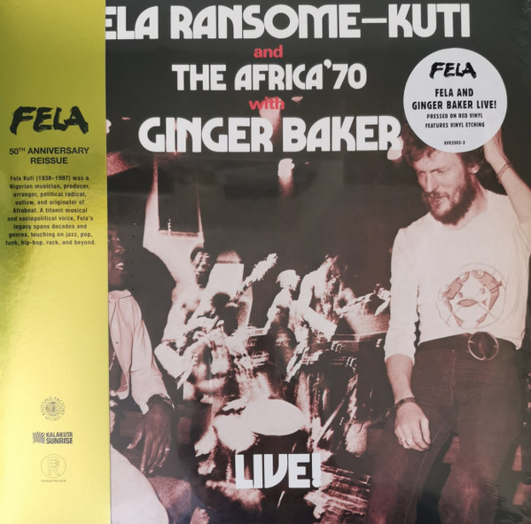 Fela Kuti And Africa 70 With Ginger Baker - Live! | Knitting Factory Records (KFR2003-3) - main