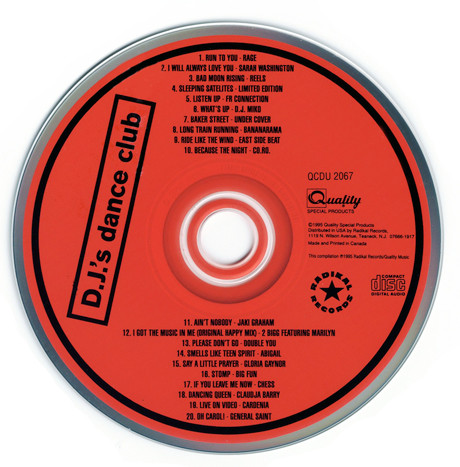 Various - D.J.'s Dance Club | Quality (QCDU 2067) - 2