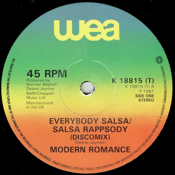 Modern Romance - Everybody Salsa | WEA (K 18815 (T)) - 3