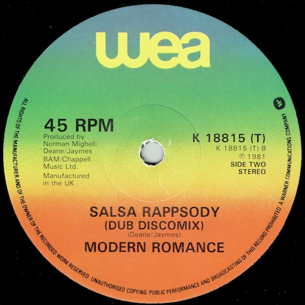 Modern Romance - Everybody Salsa | WEA (K 18815 (T)) - 4