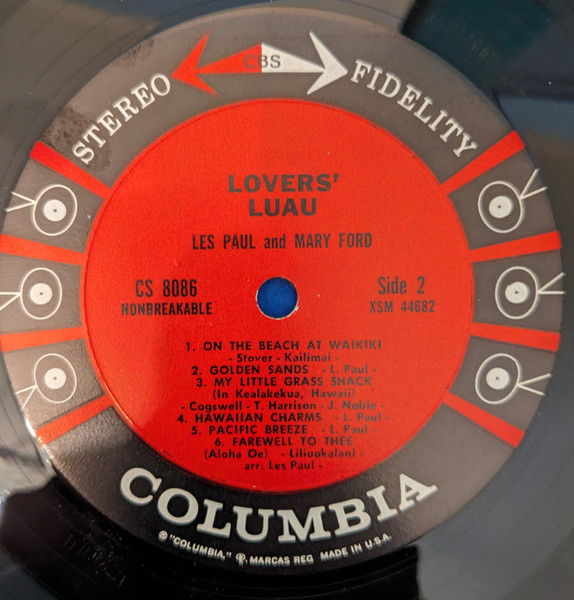 Les Paul & Mary Ford - Lovers' Luau | Columbia (CS 8086) - 4 Les Paul & Mary Ford - Lovers' Luau | Columbia (CS 8086) - 4