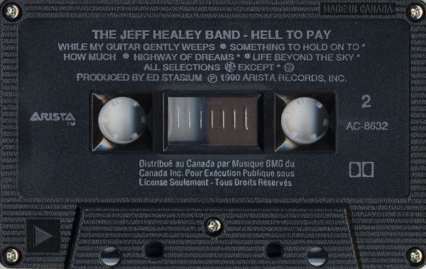 The Jeff Healey Band - Hell To Pay | Arista (AC-8632) - 4 The Jeff Healey Band - Hell To Pay | Arista (AC-8632) - 4