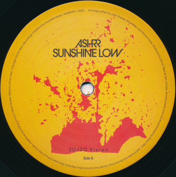 ASHRR - Sunshine Low | 20:20 Vision (ASHRRLP 01) - 4 ASHRR - Sunshine Low | 20:20 Vision (ASHRRLP 01) - 4