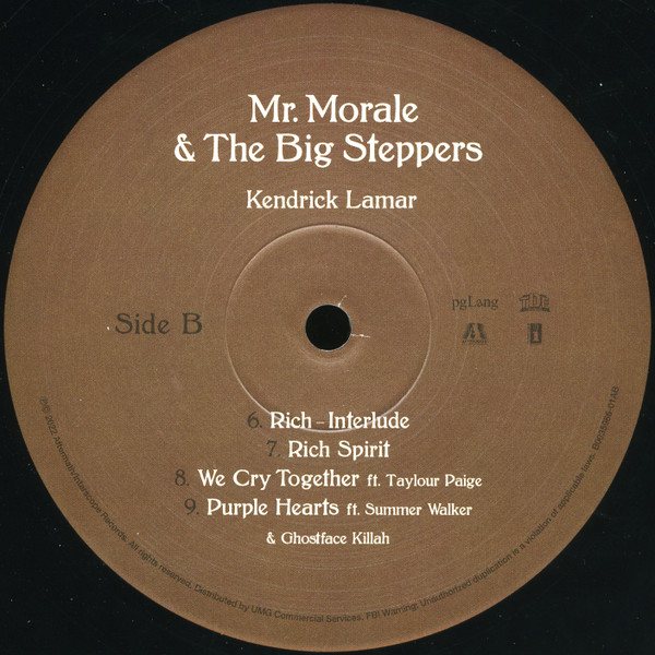 Kendrick Lamar - Mr. Morale & The Big Steppers | pgLang (B0035986-01) - 3 Kendrick Lamar - Mr. Morale & The Big Steppers | pgLang (B0035986-01) - 3