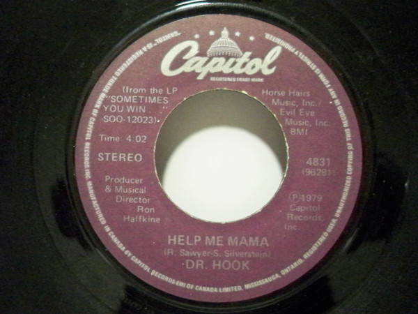 Dr. Hook - Sexy Eyes / Help Me Mamma (7") [Vinyl] | Capitol Records (4831) - 2