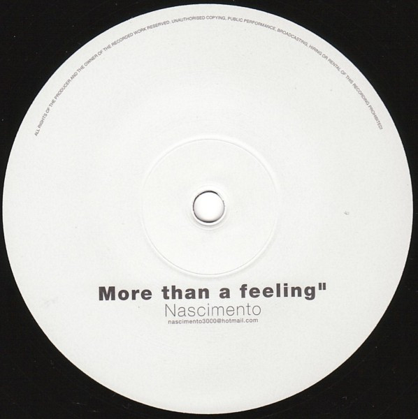 Nascimento - More Than A Feeling | Not On Label (none) - main Nascimento - More Than A Feeling | Not On Label (none) - main