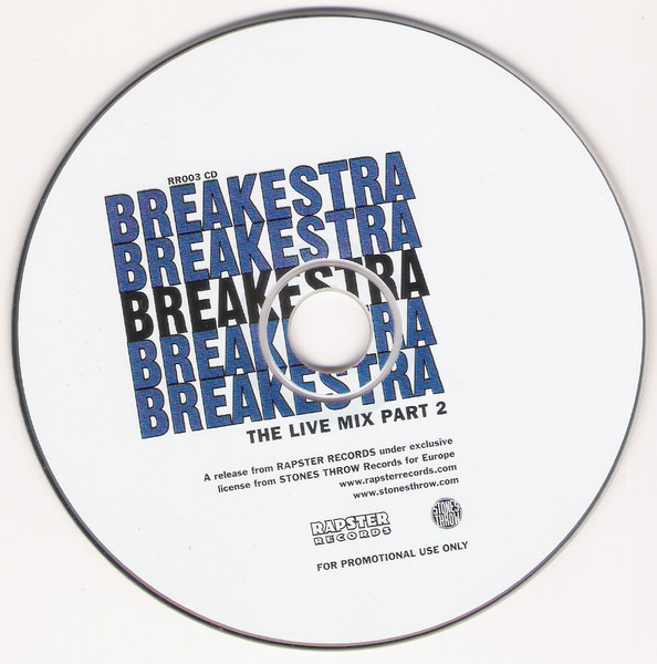 Breakestra - The Live Mix Part 2 | Rapster Records (RR003 CD) - 3