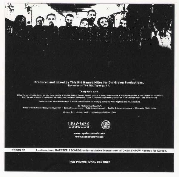 Breakestra - The Live Mix Part 2 | Rapster Records (RR003 CD) - 2