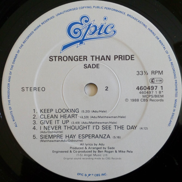 Sade - Stronger Than Pride | Epic (460497 1) - 4