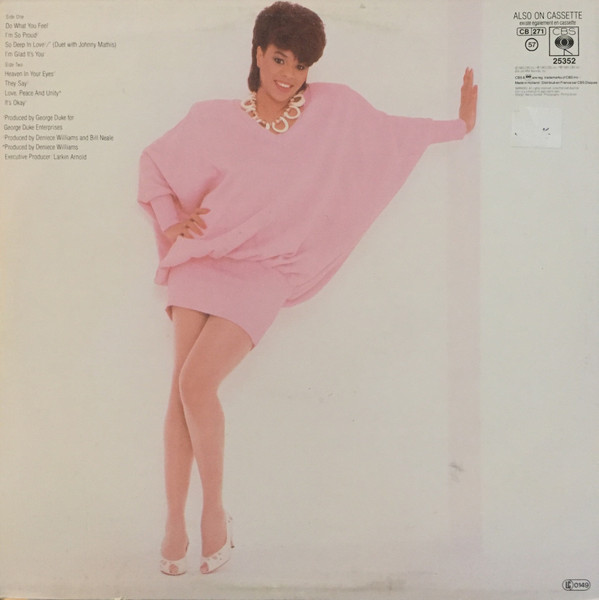 Deniece Williams - I'm So Proud | CBS (CBS 25352) - 2