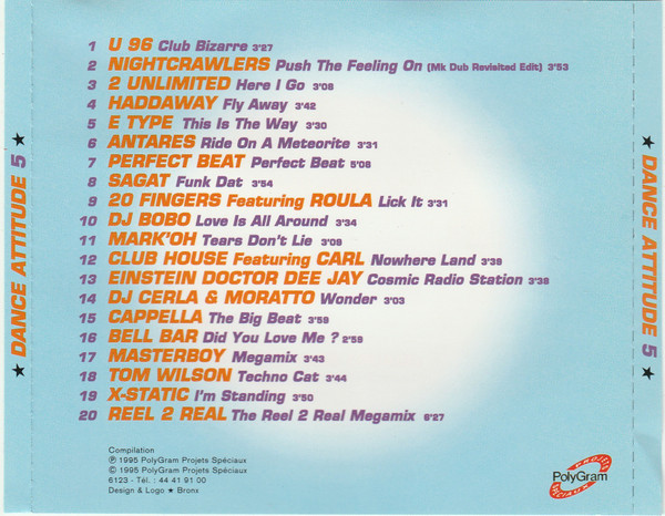 Various - Dance Attitude 5 | PolyGram Projets Spéciaux (6123) - 2
