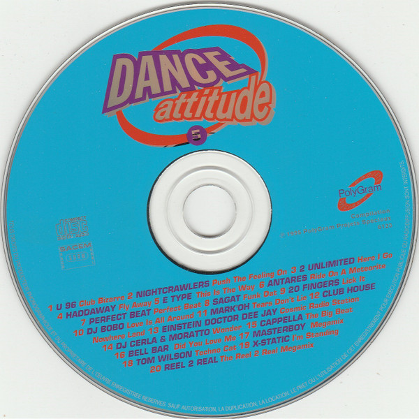 Various - Dance Attitude 5 | PolyGram Projets Spéciaux (6123) - 3