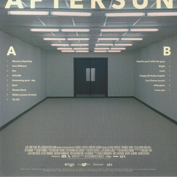 Oliver Coates - Aftersun (Original Motion Picture Soundtrack) | Lakeshore Records (LSINV303LP) - 2