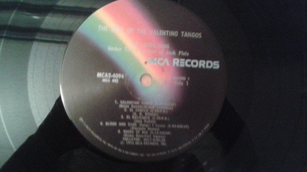 The Castilians - The Best Of The Valentino Tangos | MCA Records (MCA2-4094) - 3