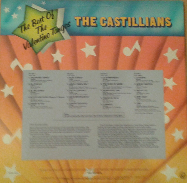 The Castilians - The Best Of The Valentino Tangos | MCA Records (MCA2-4094) - 2