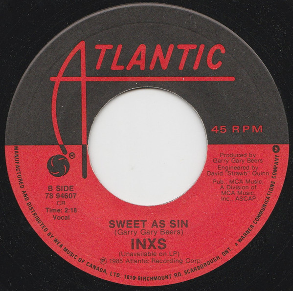 INXS - What You Need (7") [Vinyl] | Atlantic (78 94607) - 4