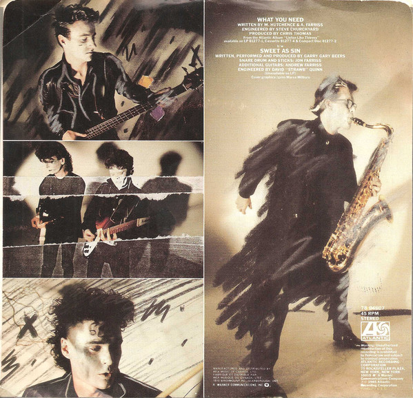 INXS - What You Need (7") [Vinyl] | Atlantic (78 94607) - 2