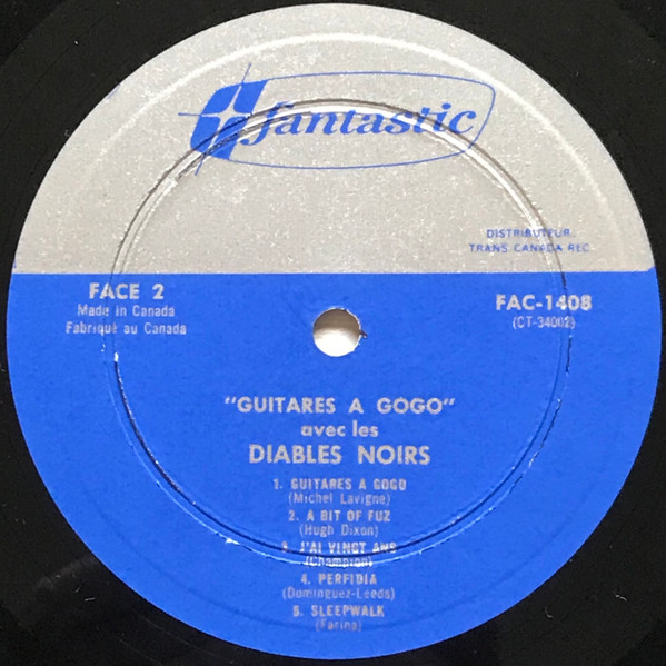 Les Diables Noirs - Guitares À Gogo Avec Les Diables Noirs | Fantastic (FAC-1408) - 4