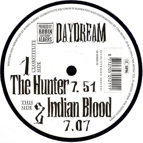 Daydream - The Hunter / Indian Blood | Clubstitute Records (2001211) - 3