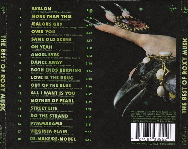 Roxy Music - The Best Of Roxy Music | Virgin (CDV 2939) - 2 Roxy Music - The Best Of Roxy Music | Virgin (CDV 2939) - 2