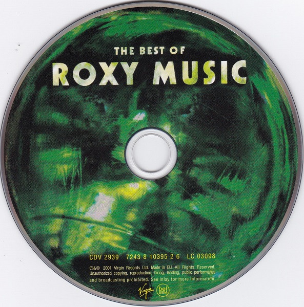 Roxy Music - The Best Of Roxy Music | Virgin (CDV 2939) - 3 Roxy Music - The Best Of Roxy Music | Virgin (CDV 2939) - 3