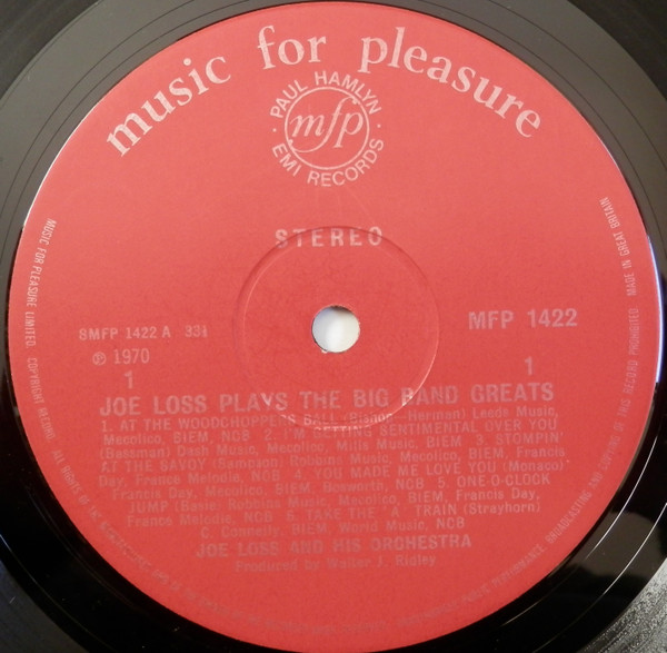 Joe Loss - Joe Loss Plays The Big Band Greats | Music For Pleasure (MFP 1422) - 3