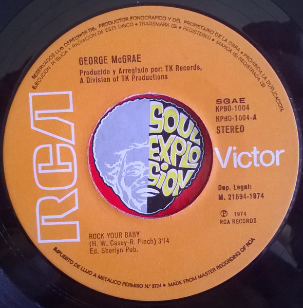 George McCrae - Rock Your Baby | RCA Victor (KPBO-1004) - 3
