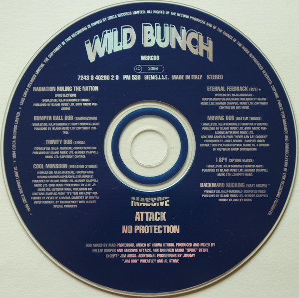 Massive Attack V Mad Professor - No Protection | Wild Bunch Records (wbrcd3) - 3 Massive Attack V Mad Professor - No Protection | Wild Bunch Records (wbrcd3) - 3