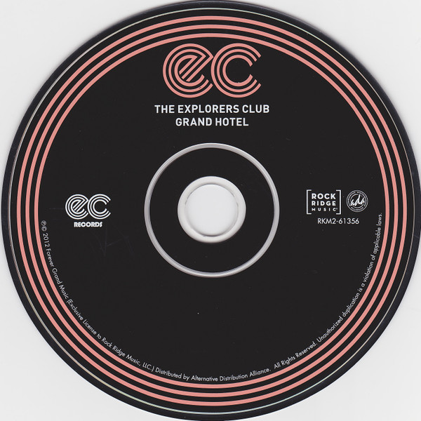The Explorers Club - Grand Hotel CD | Rock Ridge Music (RKM2-61356) - 4 The Explorers Club - Grand Hotel CD | Rock Ridge Music (RKM2-61356) - 4