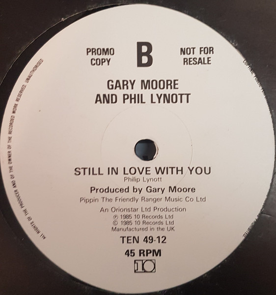 Gary Moore & Phil Lynott - Out In The Fields | 10 Records (TEN 49-12) - 2 Gary Moore & Phil Lynott - Out In The Fields | 10 Records (TEN 49-12) - 2