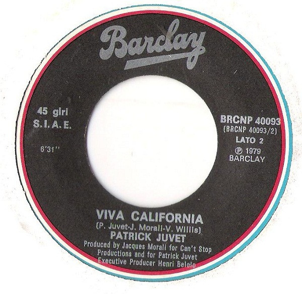 Patrick Juvet - Lady Night | Barclay (BRCNP 40093) - 4 Patrick Juvet - Lady Night | Barclay (BRCNP 40093) - 4