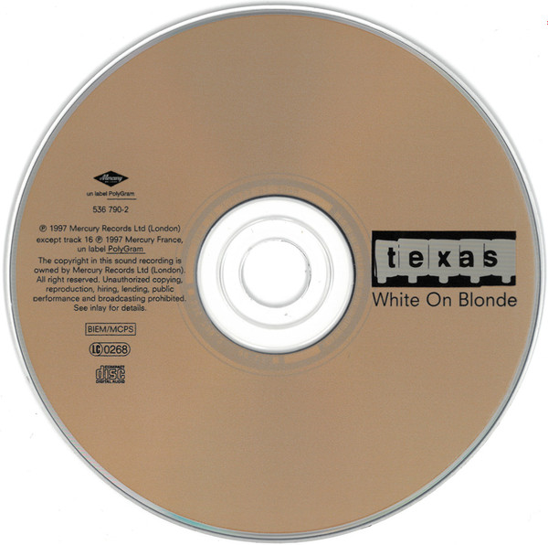 Texas - White On Blonde | Mercury (536 790-2) - 3