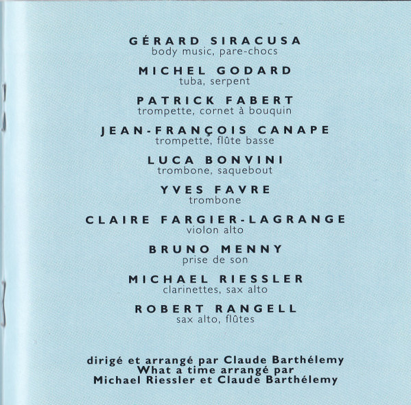 Orchestre National De Jazz , Claude Barthélémy - JACK-L!N∃ | Label Bleu (LBLC 6538) - 4