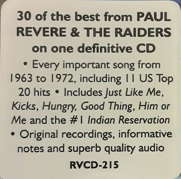 Paul Revere & The Raiders - Kicks! The Anthology 1963-1972 CD | Raven Records (RVCD-215) - 3 Paul Revere & The Raiders - Kicks! The Anthology 1963-1972 CD | Raven Records (RVCD-215) - 3