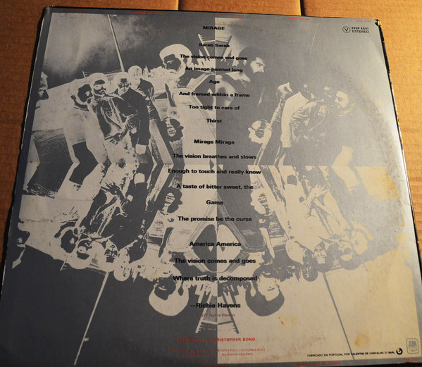 Richie Havens - Mirage | A&M Records (PPSP 4641) - 2