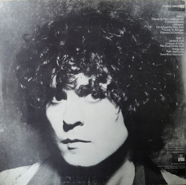 T. Rex - Dandy In The Underworld | Ariola (28 876 OT) - 2