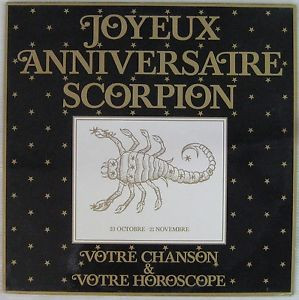 Zodiaque 41 - Joyeux Anniversaire Scorpion | RGR Records (37860901Z)