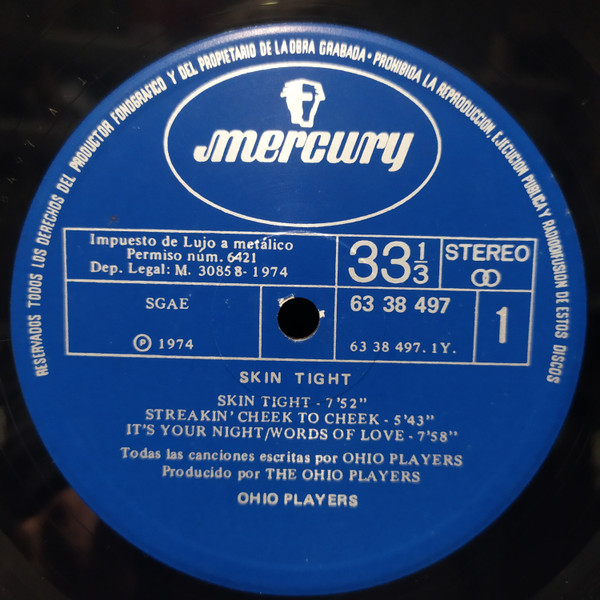 Ohio Players - Skin Tight | Mercury (63 38 497) - 3