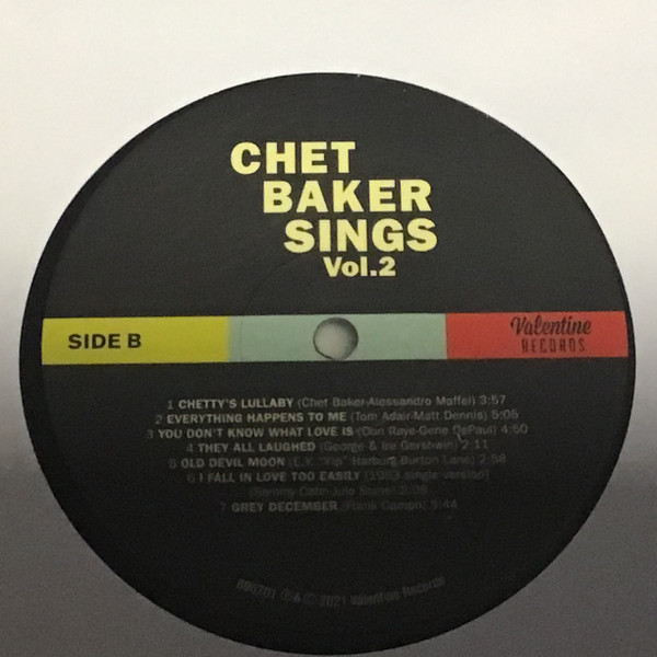Chet Baker - Chet Baker Sings Vol. 2 | Valentine Records (896701) - 4
