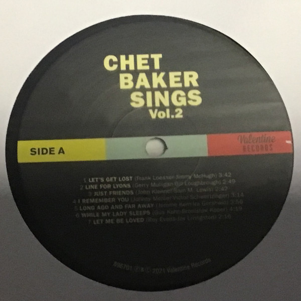 Chet Baker - Chet Baker Sings Vol. 2 | Valentine Records (896701) - 3