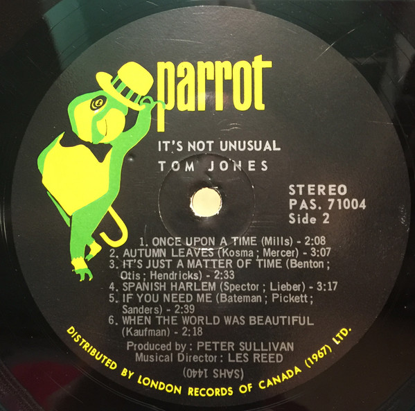 Tom Jones - It's Not Unusual | Parrot (PAS 71004) - 4 Tom Jones - It's Not Unusual | Parrot (PAS 71004) - 4