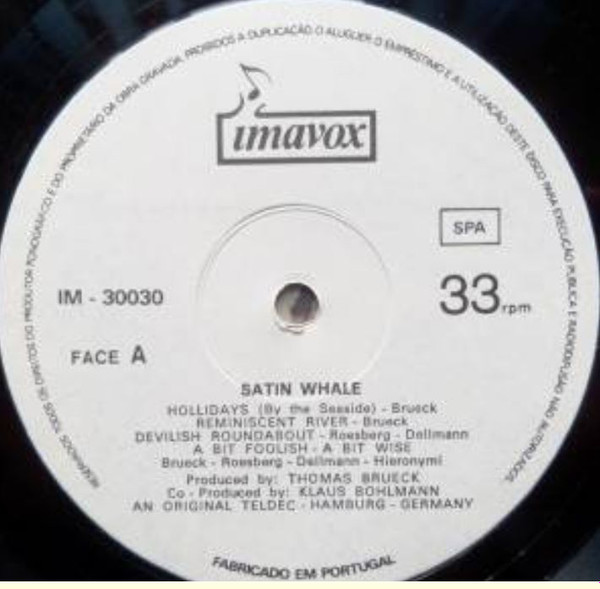 Satin Whale - As A Keepsake | Imavox (IM-30030) - 2 Satin Whale - As A Keepsake | Imavox (IM-30030) - 2