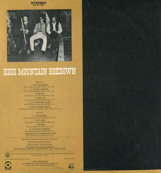 High Mountain Hoedown - High Mountain Hoedown | ATCO Records (SD 33-320) - 2 High Mountain Hoedown - High Mountain Hoedown | ATCO Records (SD 33-320) - 2